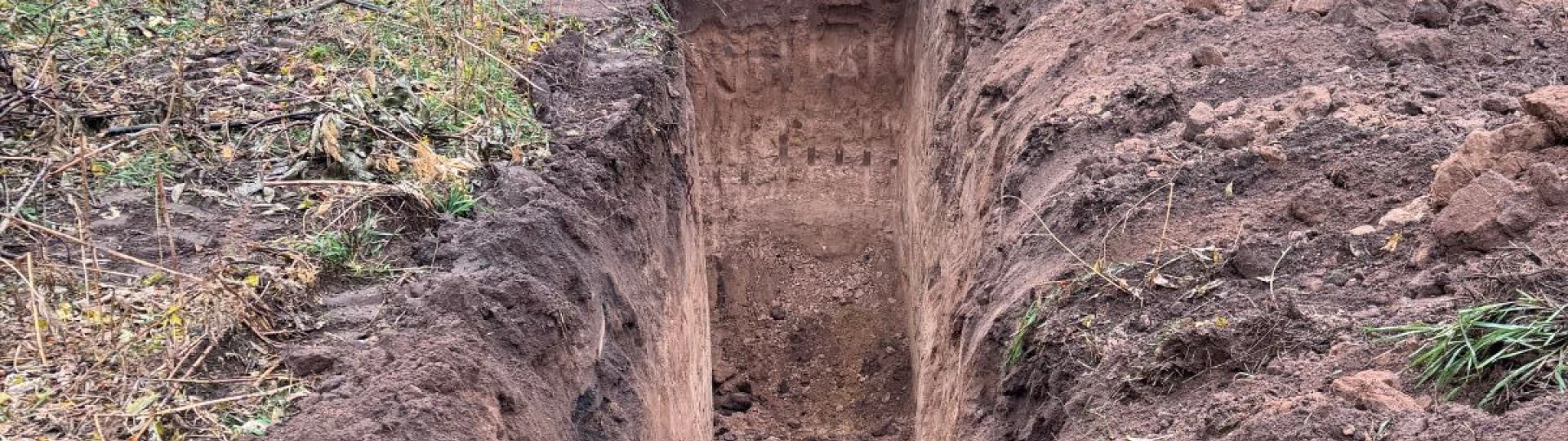 Sewer Line Excavation breadcrumb